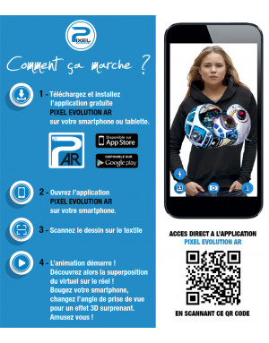 Sweat à capuche 3D animé DROIDE
