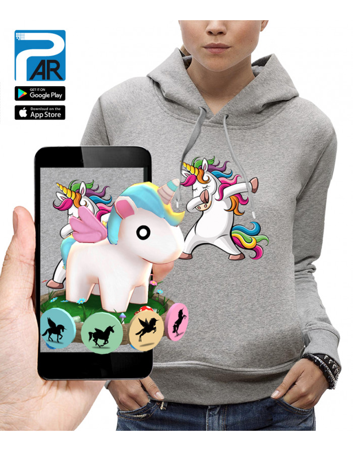 Sweat à capuche 3D animé LICORNE DAB
