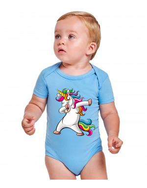 Body BÉBÉ 3D animé LICORNE DAB