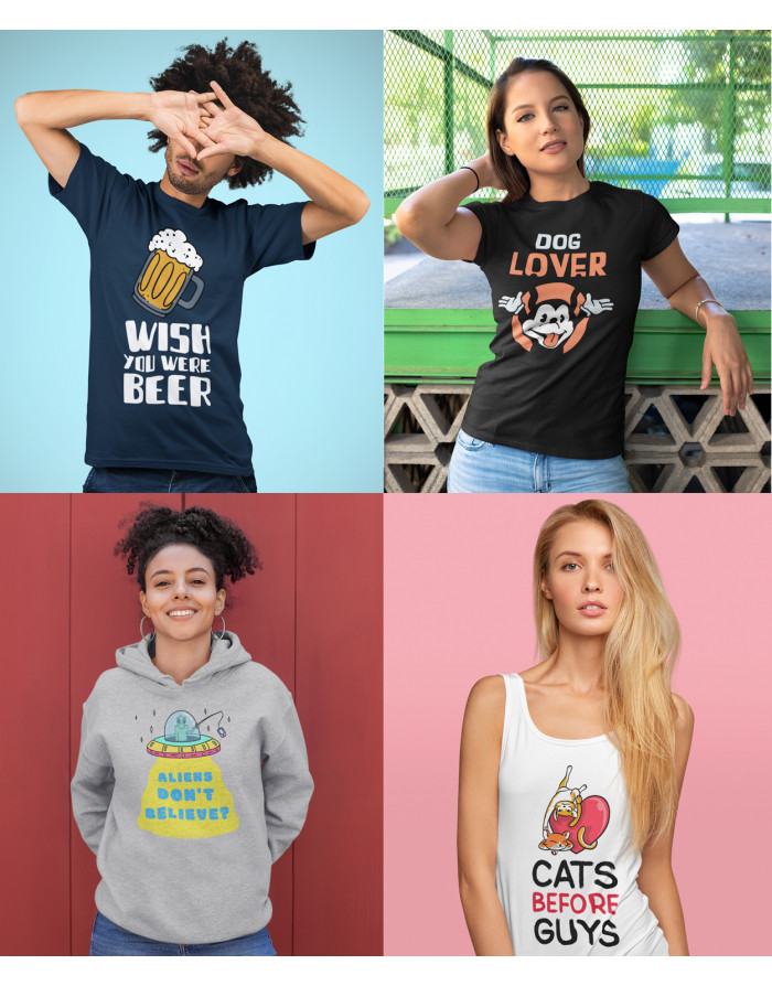 T-shirt Personnalisé Couple - Tu Es Ma Préférée - Cadeau Plus
