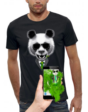 T-shirt 3D animé PANDA
