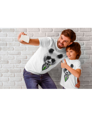 T-shirt 3D animé PANDA