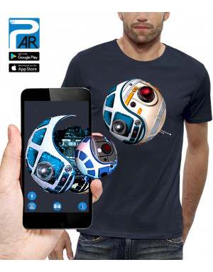 T-shirt 3D animé DROIDE