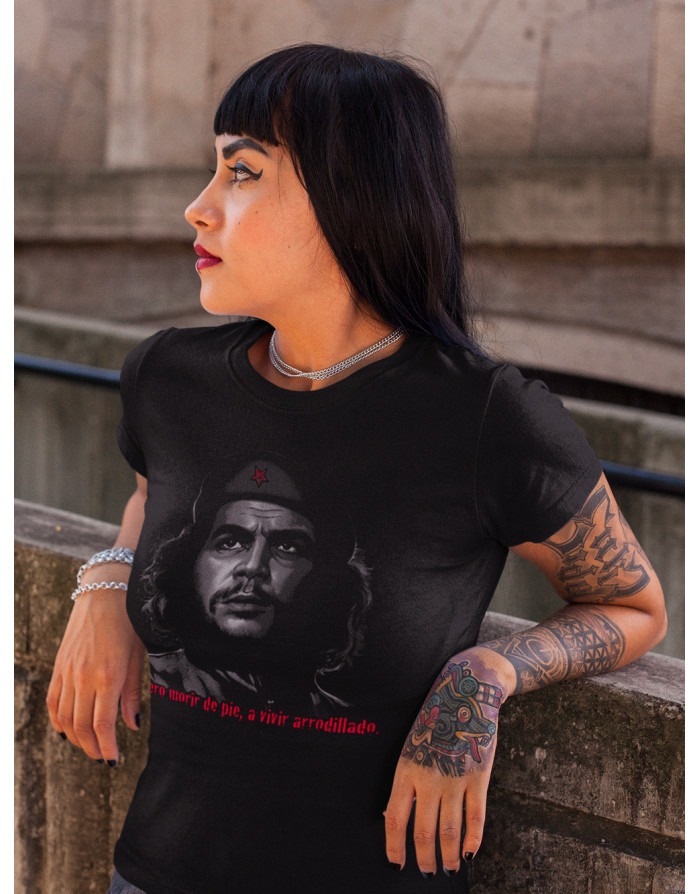 Che Guevara Pixel Men's T-shirt Viva La Resolution Revolution Shirt T-shirt Classic Line 100
