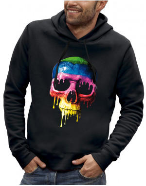 Sweat homme CRÂNE FLUORESCENT