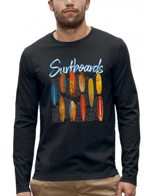 T-shirt SURFBOARDS - Manches longues
