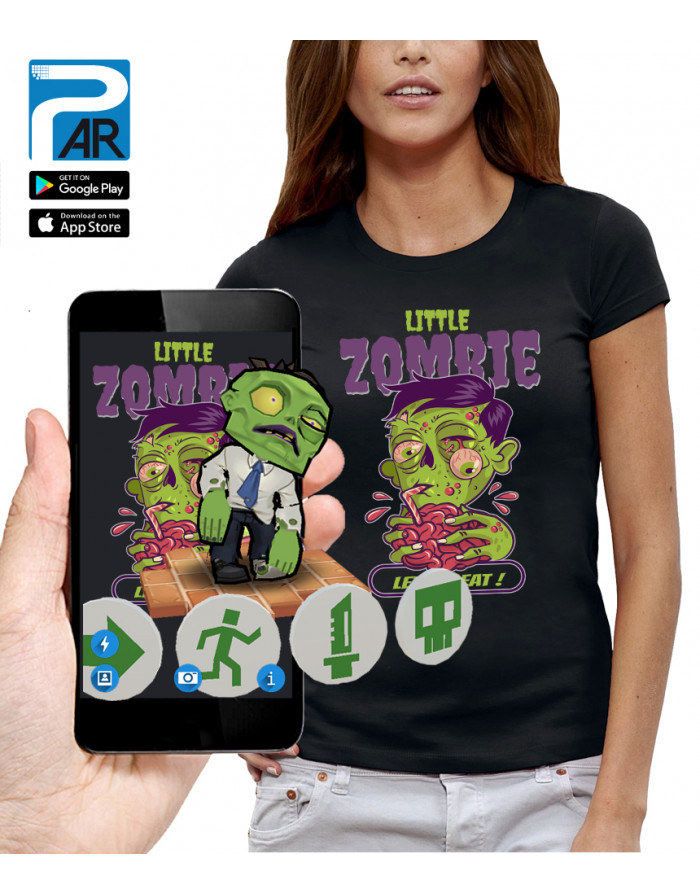 T-shirt 3D animé LITTLE ZOMBIE