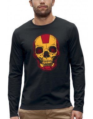 T-shirt CRÂNE CIBORG IRON MAN - Manches longues