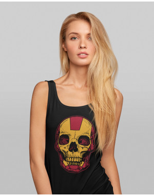 Débardeur femme CRÂNE CIBORG IRON MAN