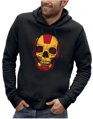 Sweat homme CRÂNE CIBORG IRON MAN