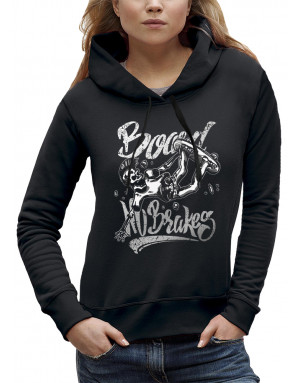 Sweat femme SKATER BOARD NO BRAKES