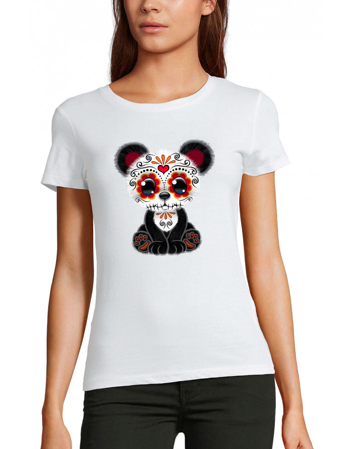 T-shirt Femme PANDA MEXICAIN