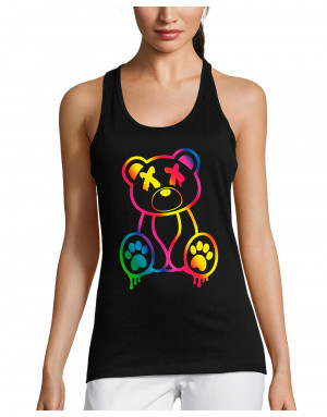 Débardeur femme OURS FLUORESCENT