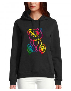 Sweat femme OURS FLUORESCENT