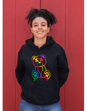 Sweat femme OURS FLUORESCENT