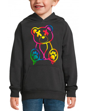 Sweat enfant OURS FLUORESCENT