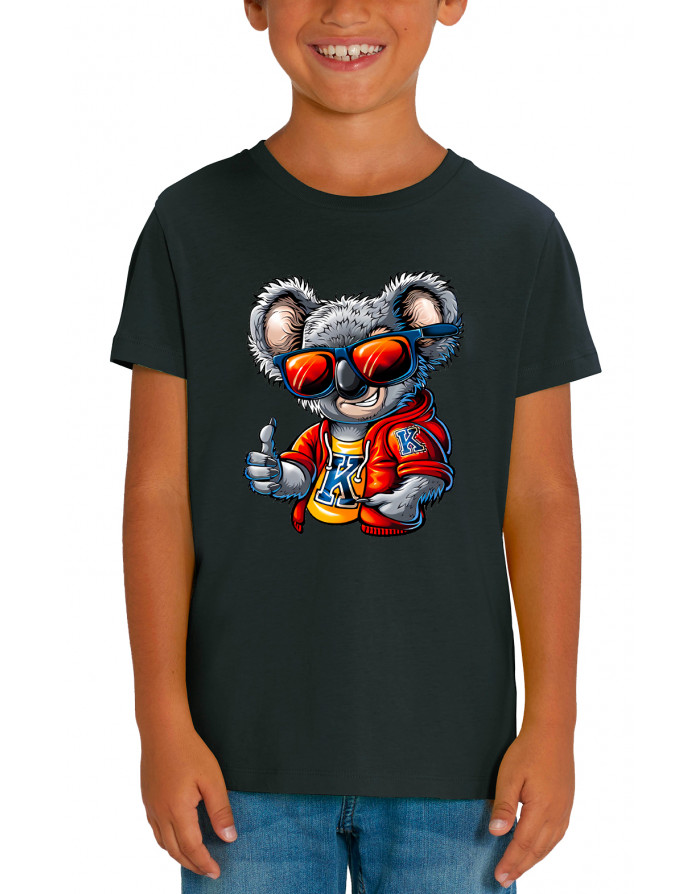 T-shirt enfant KOALA AVEC DES LUNETTES DE SOLEIL