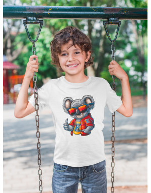 T-shirt enfant KOALA AVEC DES LUNETTES DE SOLEIL