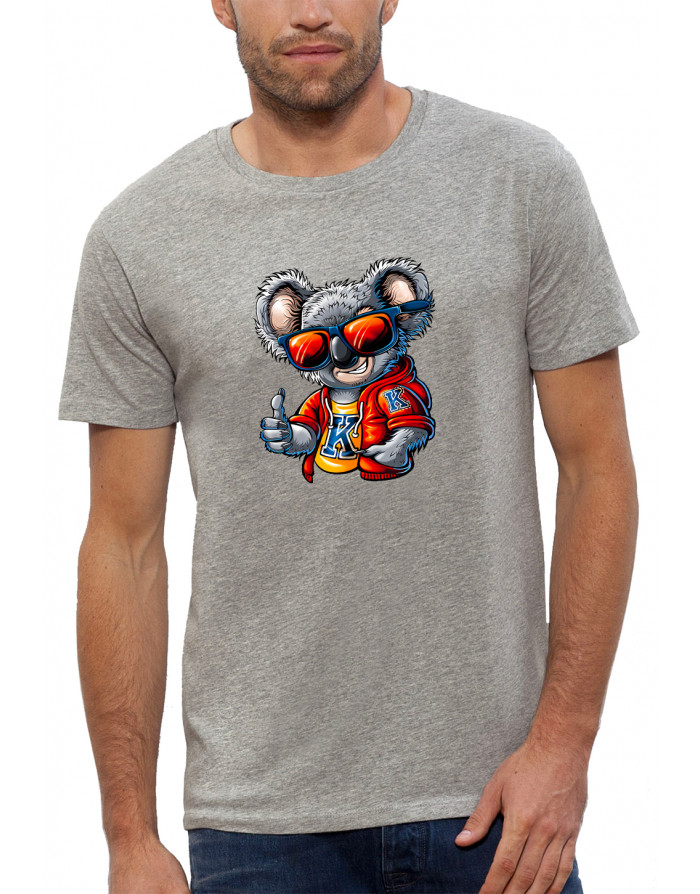 T-shirt homme KOALA AVEC DES LUNETTES DE SOLEIL