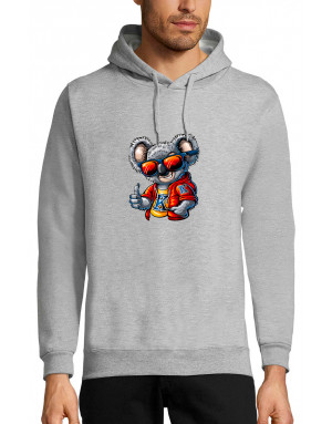 Sweat homme KOALA AVEC DES LUNETTES DE SOLEIL