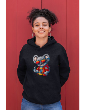 Sweat femme KOALA AVEC DES LUNETTES DE SOLEIL
