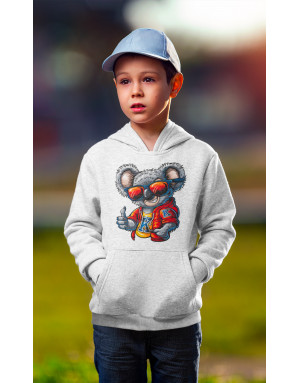 Sweat enfant KOALA AVEC DES LUNETTES DE SOLEIL