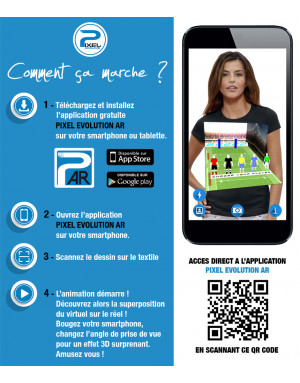 T-shirt 3D animé RUGBY