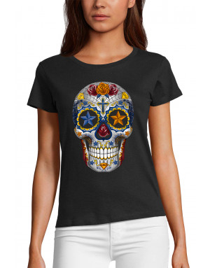 T-shirt Femme CRÂNE MEXICAIN