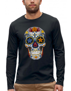 T-shirt CRÂNE MEXICAIN - Manches longues