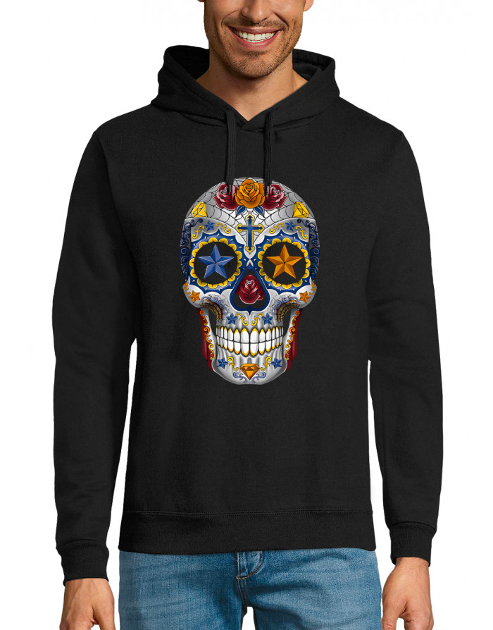 Sweat homme CRÂNE MEXICAIN