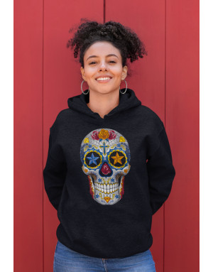Sweat femme CRÂNE MEXICAIN