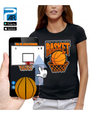 T-shirt 3D animé BASKETBALL