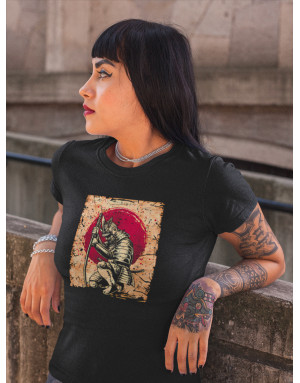 T-shirt Femme SAMOURAÏ JAPONAIS
