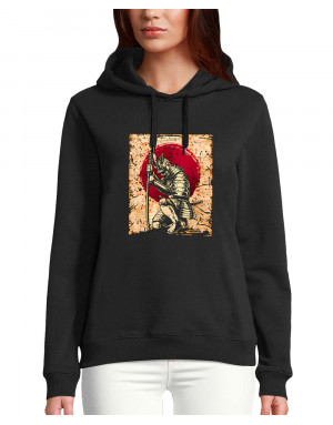 Sweat femme SAMOURAÏ JAPONAIS