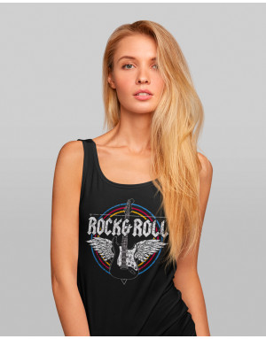 Débardeur femme ROCK N ROLL GUITARE ET AILES D'ANGE