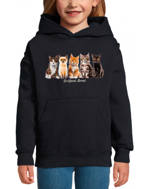 Sweat enfant CHATS - BE DIFFERENT BE REEL