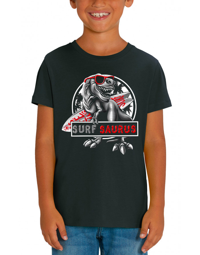 T-shirt enfant SURF SAURUS DINOSAURE