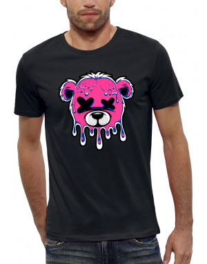 T-shirt homme OURS ROSE