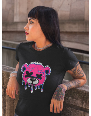 T-shirt Femme OURS ROSE