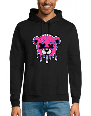 Sweat homme OURS ROSE