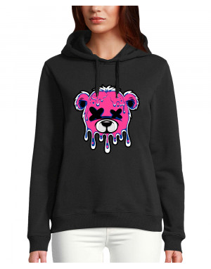 Sweat femme OURS ROSE