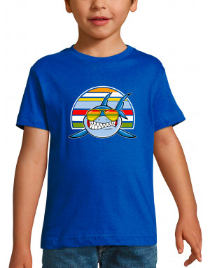 T-shirt enfant BÉBÉ REQUIN LUNETTES DE SOLEIL