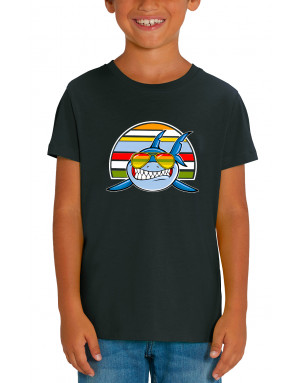 T-shirt enfant BÉBÉ REQUIN LUNETTES DE SOLEIL