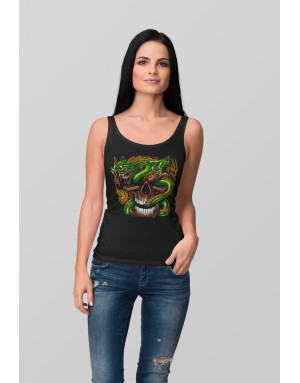 Débardeur femme CRÂNE ET DRAGON
