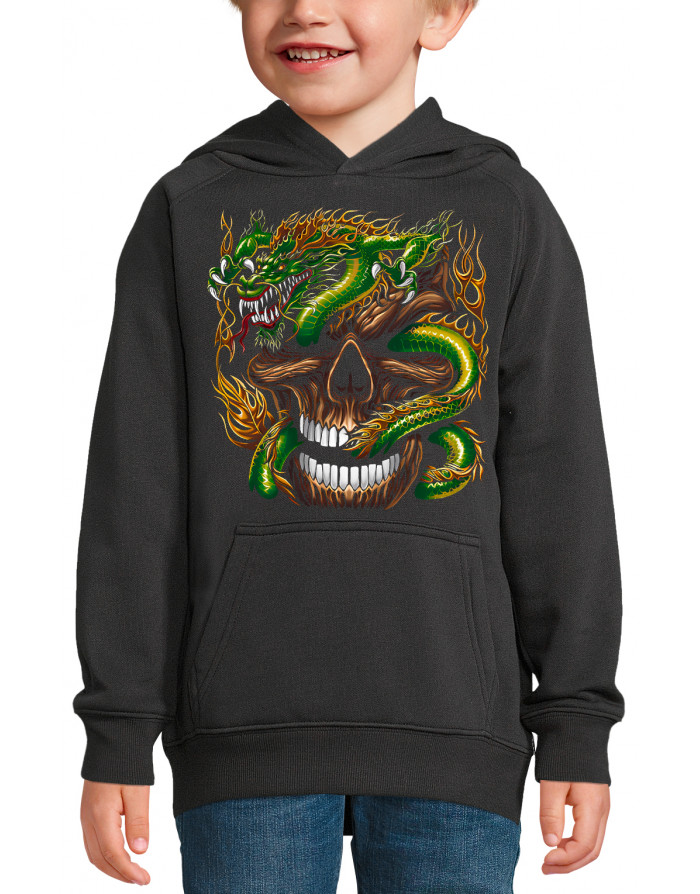 Sweat enfant CRÂNE ET DRAGON