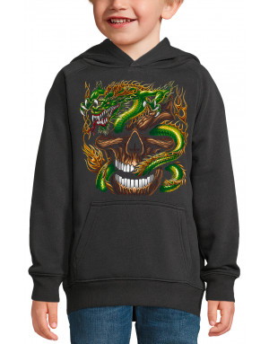 Sweat enfant CRÂNE ET DRAGON