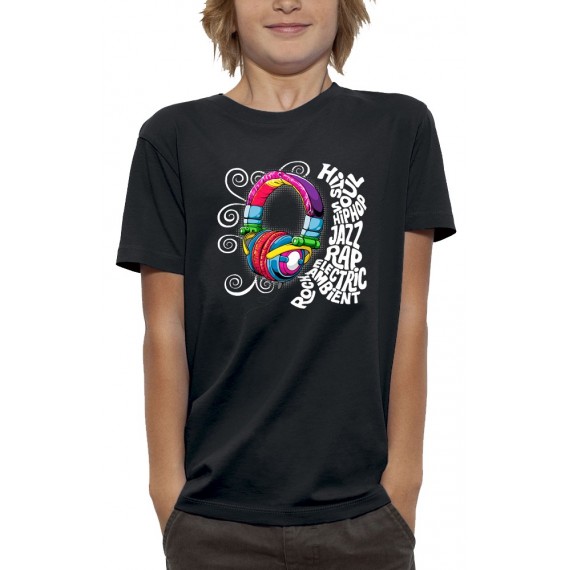 T-shirt 3D CASQUE DJ SAMPLE