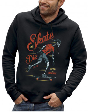 Sweat homme SQUELETTE SKATER