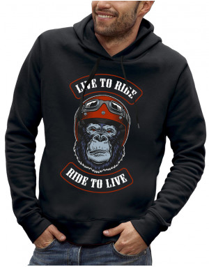 Sweat homme SINGE BIKER