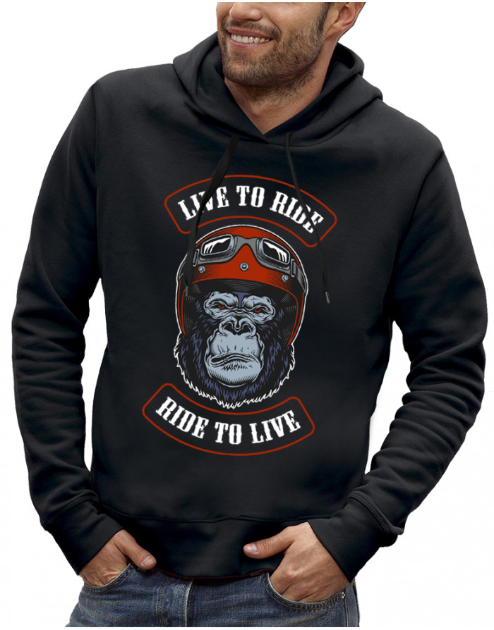 Sweat homme SINGE BIKER
